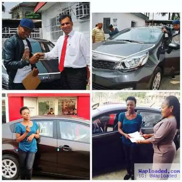 Checkout The Brand New KIA Cars Peter Okoye Bought For His Dance Show Winners